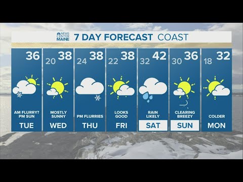 NEWS CENTER Maine Weather Video Forecast